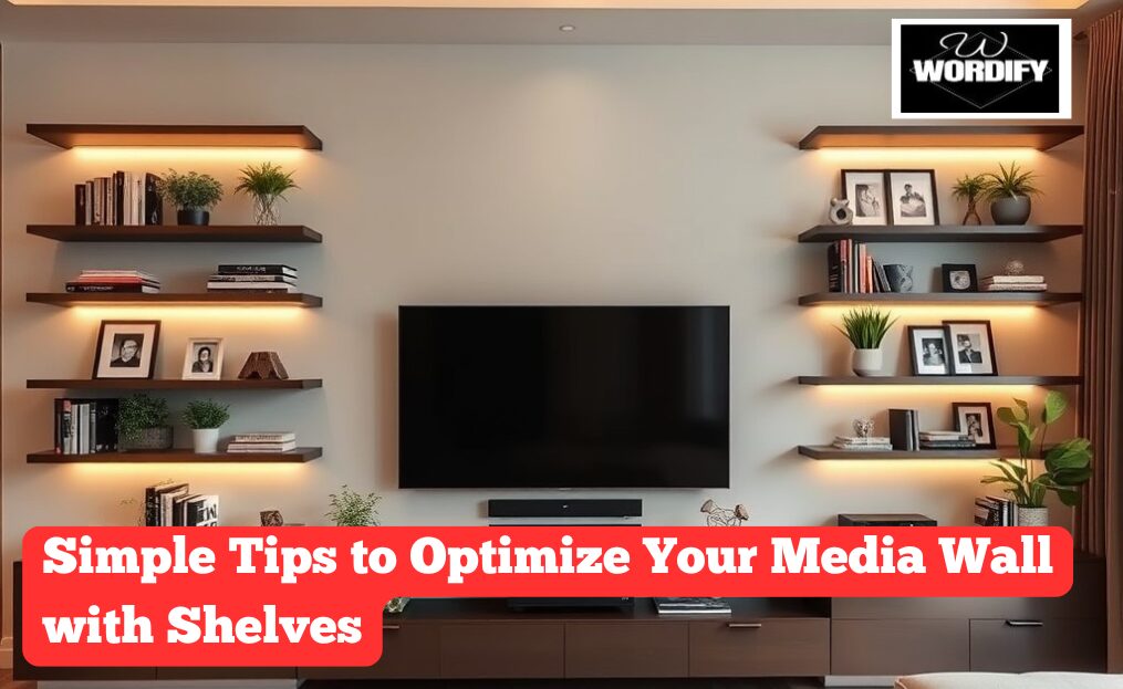 Simple Tips to Optimize Your Media Wall with Shelves for Storage and Design
