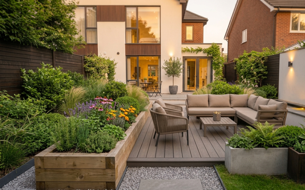 Raised Timber Planters