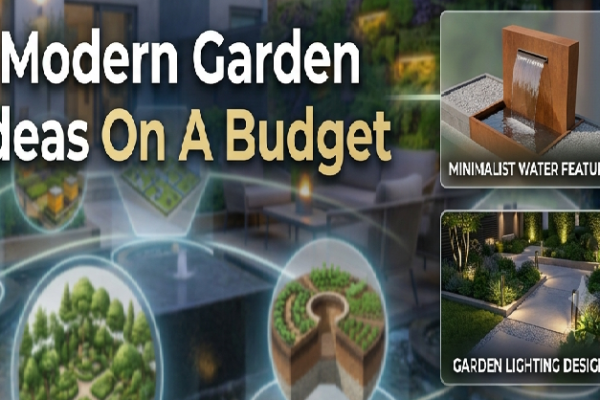 Modern Garden Ideas On A Budget: Luxury Outdoor Transformations For Elegant, Stylish And Cost-Effective Home Landscaping Design