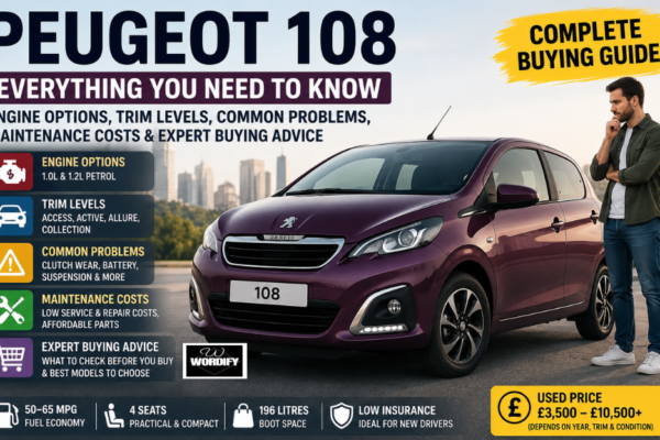 Everything You Need to Know About the Peugeot 108, Including Engine Options, Trim Levels, Common Problems, Maintenance Costs, and Expert Buying Advice