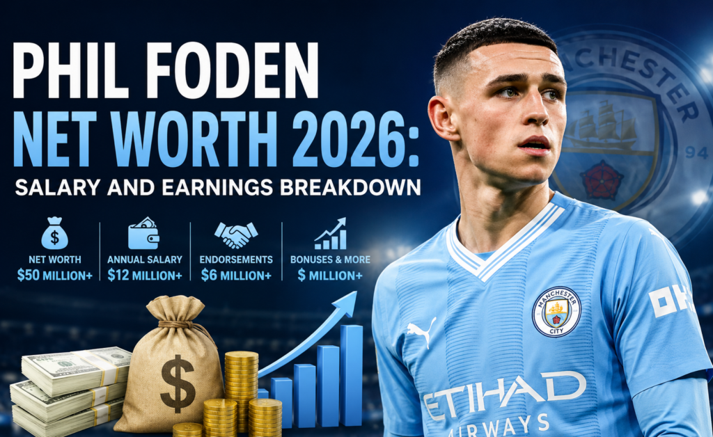 Phil Foden Net Worth 2026: Salary and Earnings Breakdown