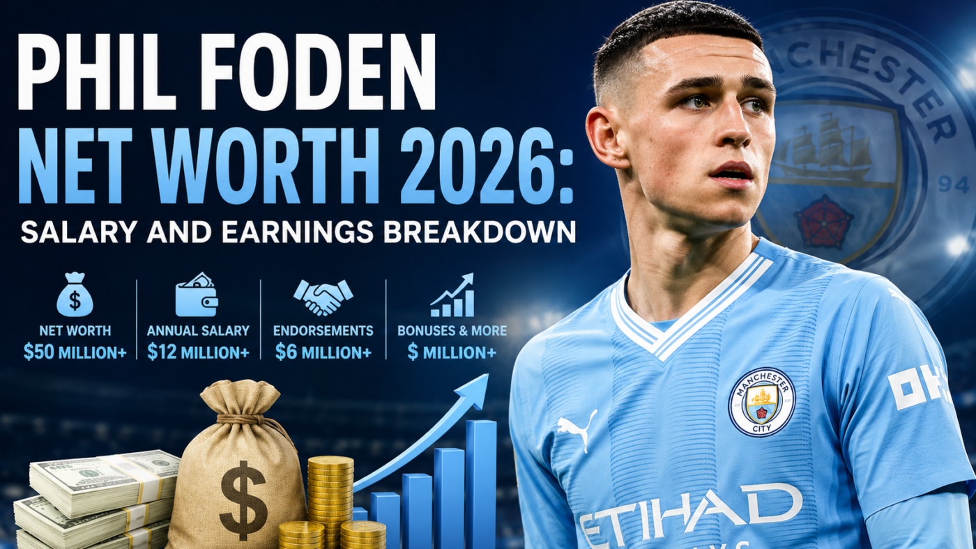 Phil Foden Net Worth 2026: Salary and Earnings Breakdown