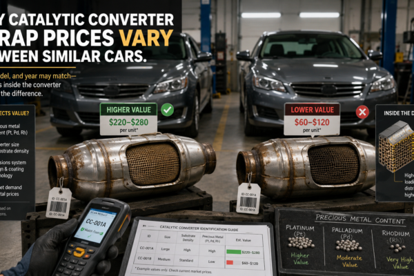 Why Catalytic Converter Scrap Prices Vary Between Similar Cars 