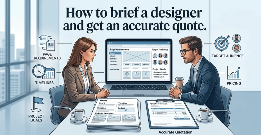 How to brief a designer and get an accurate quote